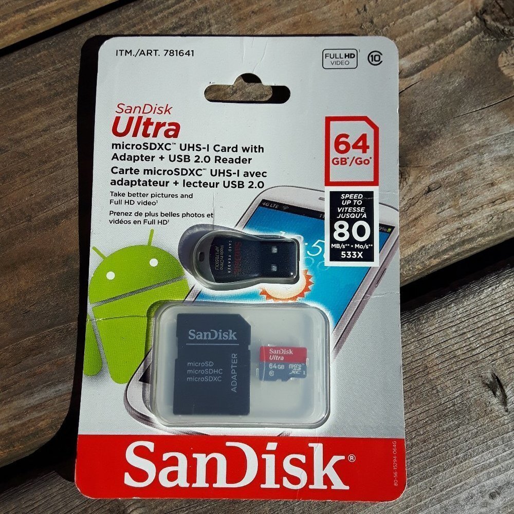SanDisk MicroSDXC 64GB Memory Card